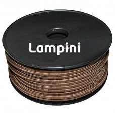 Καλώδιο Υφασμάτινο Κορδόνι 2x0.50mm² Σέπια 9-025044